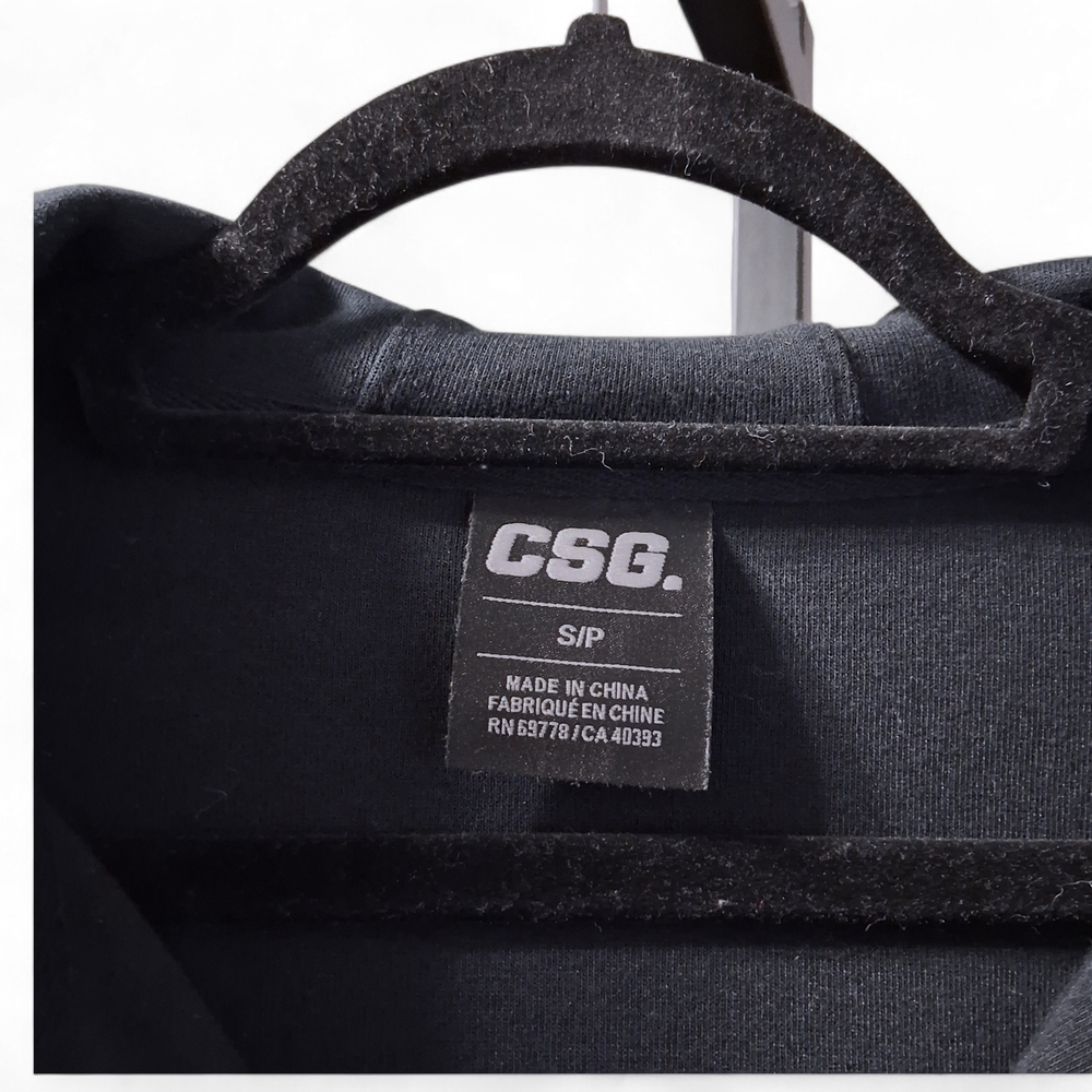 CSG Veracity Full Zip Hoodie in Black Mens Size Small - Picture 5 of 9